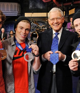 Gus with David Letterman